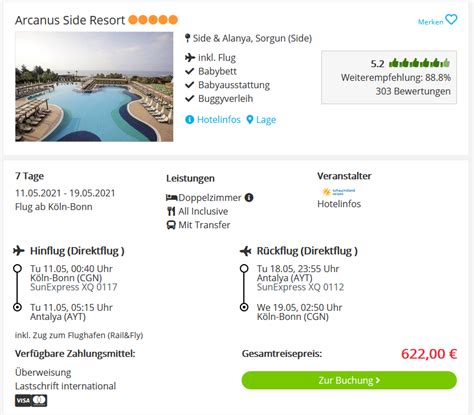Der tourismus spielt für die türkei eine große rolle. 5* Hotel Arcanus Side Resort - All Inclusive Türkei Urlaub ...