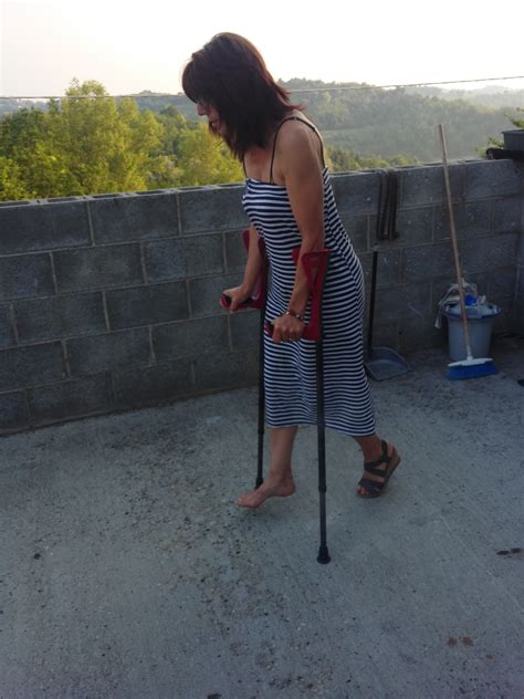 My Wife Crutches Barefoot Spectacular Vid 351 Payhip