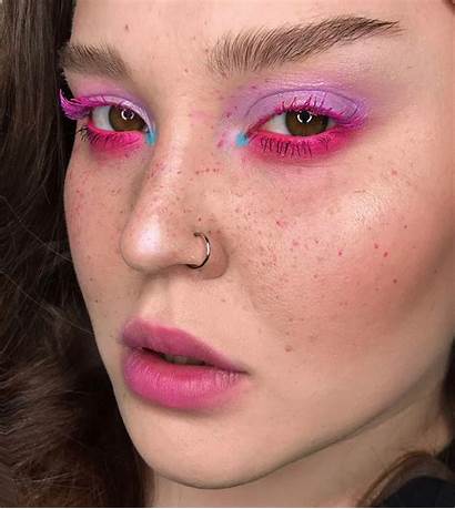 Makeup Bold Looks Editorial Eyeliner Crazy Freckles