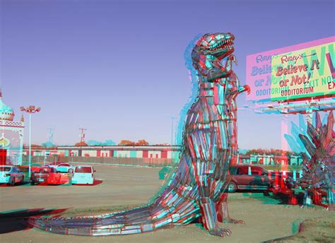 Metal Dino Anaglyph 3d A Photo On Flickriver