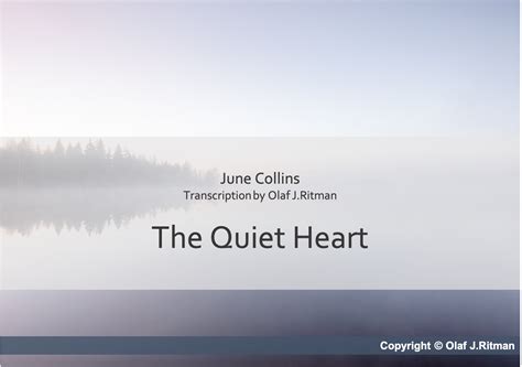 The Quiet Heart Olaf Jritman