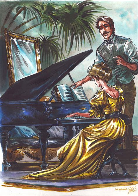 Lupin Femme Au Piano I Illustré Par Gwendal Lemercier Fabulink Art