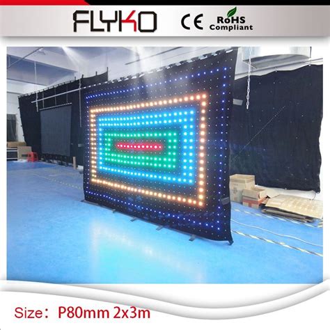P8cm Led Flexible Curtain 2mx3m Led Edit Effects Video Sex Full Sexy Movie Led Lighted Stage