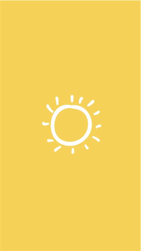 Yellow Summer Sun Instagram Story Highlights Template Instagram