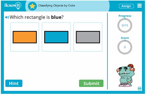 Interactive Math Lesson Classifying Objects By Color