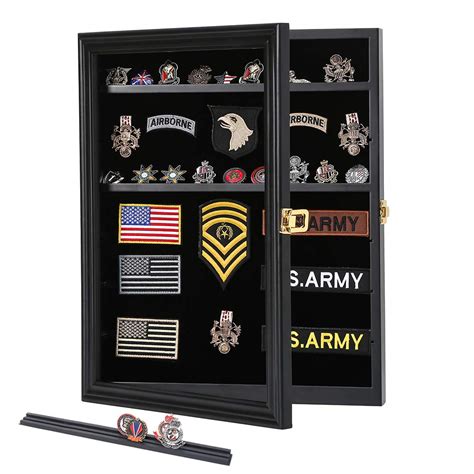 Buy Challenge Coin Medals Pins Collector Display Case Lockable Wall