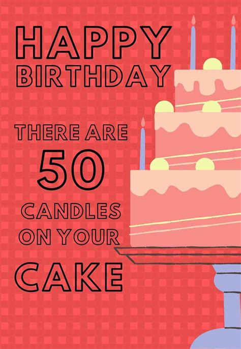 Printable 50th Birthday Cards Free — Printbirthdaycards