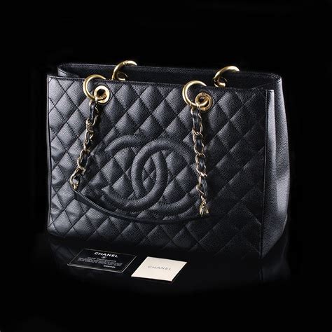 Chanel Gst Black Caviar Golden Hardware €2150 Chanel Bag Chanel Gst