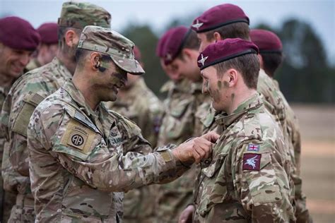 Us Paratroopers From 82nd Airborne Division Present Paratroopers From