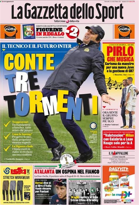 Il buongiorno di goal con la rassegna stampa sportiva. Rassegna stampa, le prime pagine sportive del 4 febbraio ...