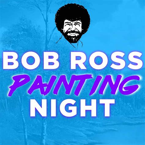 Bob Ross Painting Night Youth Ministry Land