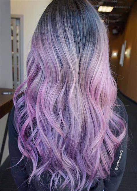 50 lovely purple and lavender hair colors in balayage and ombre