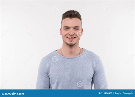 Joyful Young Man Being In A Good Mood Stock Photo Image Of Adult