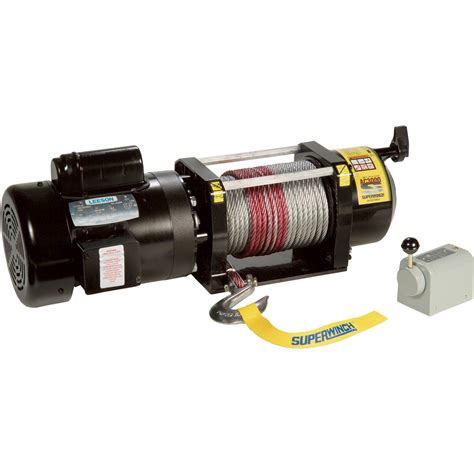 Superwinch 110240 Volt Ac Powered Electric Utility Winch — 3000 Lb