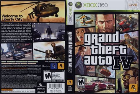Grand Theft Auto Iv Xbox360 Xbox 360 Game Covers X360