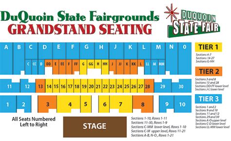 Map of the new york state fairgrounds. Grandstand