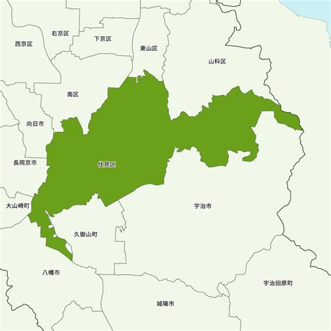 京都府京都市伏見区の地図 Map It マップ・イット