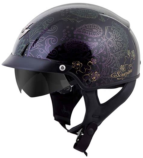 Scorpion size 2xl half helmet helmets. Scorpion EXO-C110 Helmet Half Helmet Inner Sun Shield DOT ...