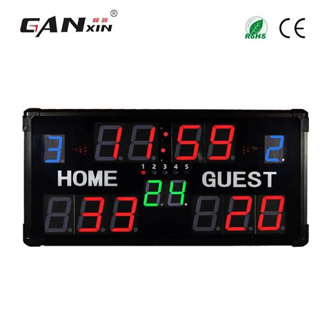 Ganxin 14 Digits Portable Led Scoreboard Electronic Digital