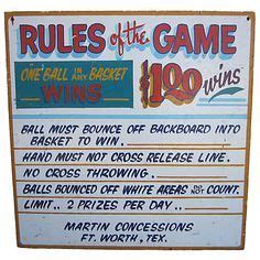 4 corners esl activity preparation: Image result for carnival game rules | Carnival signs ...