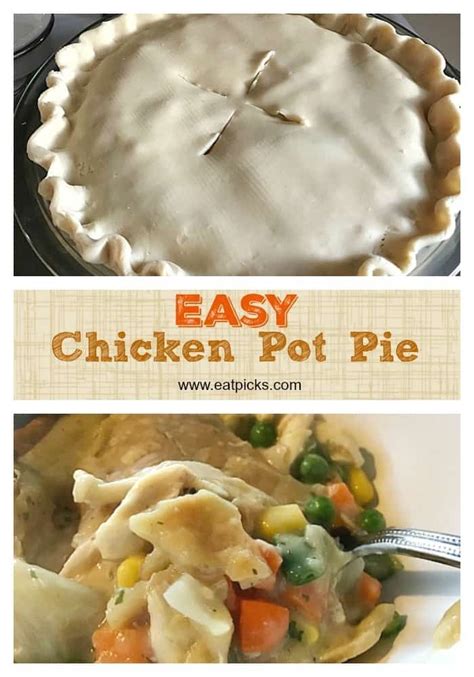 Simple to make and so so cozy and comforting! easy chicken pot pie is a go-to fall comfort food dinner ...