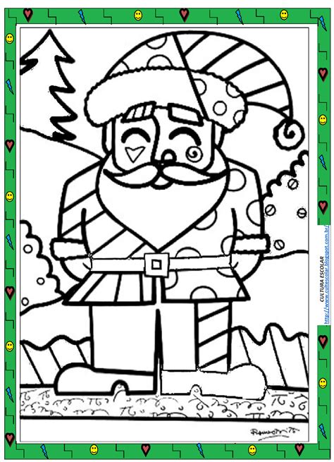 Romero Britto Para Colorir E Imprimir