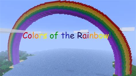 Colors Of The Rainbow Map 1122112 For Minecraft 9minecraftnet