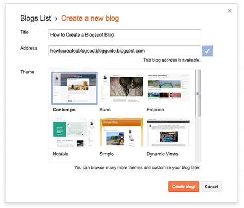 How To Start A Free Blog On Blogspot Blogger Platform