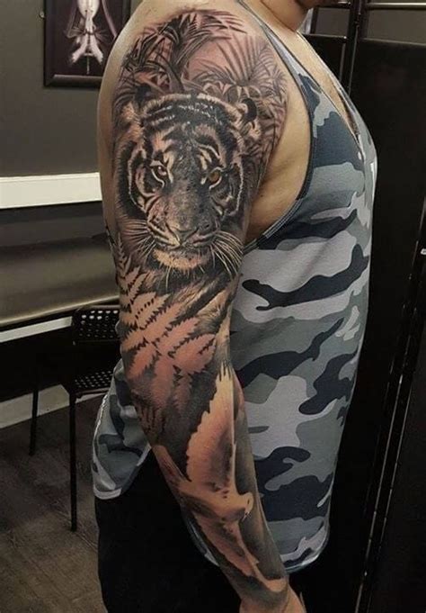 15 Best Sleeve Tattoo Designs Tiger Tattoo Ideas Petpress