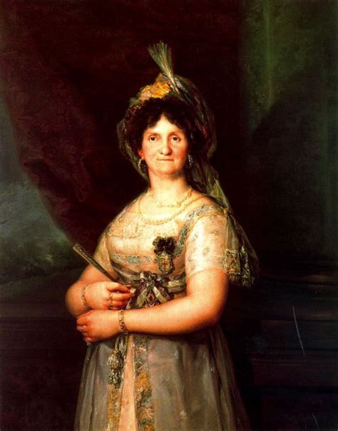 Maria Luisa Of Parma Queen Of Spain Portrait By Vicente López After