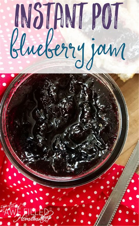 Close lid and pressure cook at Instant Pot Blueberry Jam | Recipe | Blueberry jam