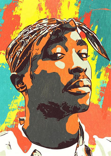 Tupac Shakur Artwork Poster By Taoteching Art In 2020 Tupac Artwork