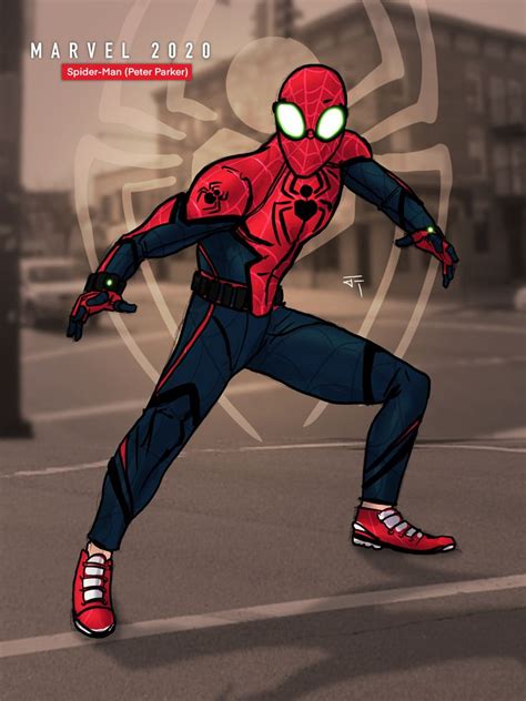 I Took The Quick Redesign For The Comic Spidey And Expanded On It I