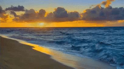 Sunset Beach Gif Sunset Beach Lifesabeach Discover Share Gifs Ocean Waves Beach