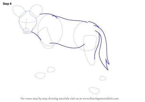 Learn How To Draw A African Wild Dog Wild Animals Step By Step