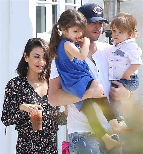 Mila And Ashton Taking Children Out For Breakfast West Hollywood Ca