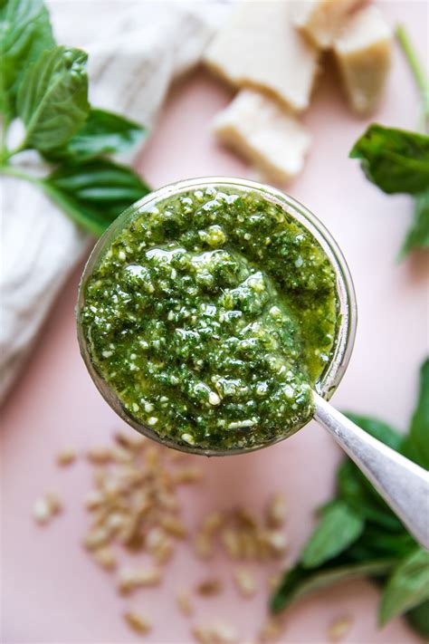 Homemade Basil Pesto The Modern Proper Recipe Pesto Homemade