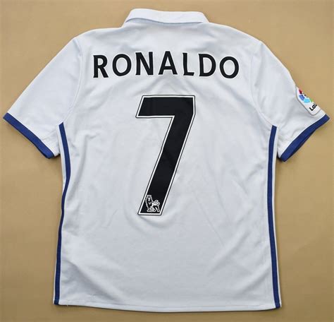 2016 17 Real Madrid Ronaldo Shirt M Boys Football Soccer