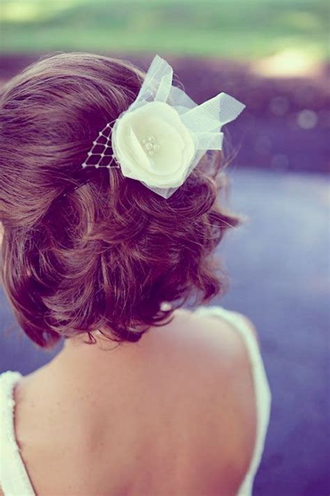 20 Creative Short Wedding Hairstyles For Brides Tulle