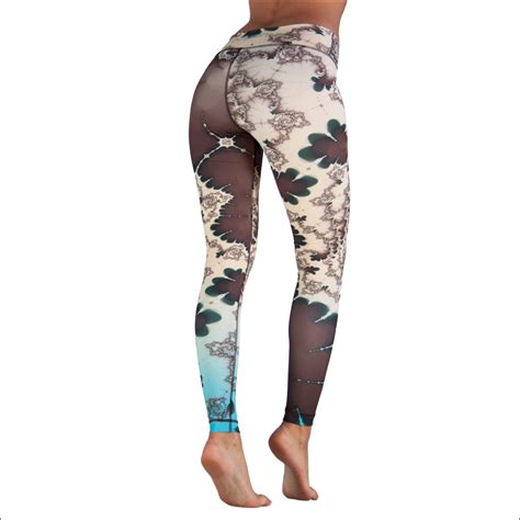 Niyama Yoga Pants Acrylic Storm Italian Fabric Made In Europe