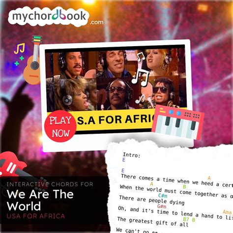 Usa For Africa We Are The World Chords