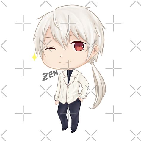 Mystic Messenger Zen Chibi By Bloodyviper13 Redbubble