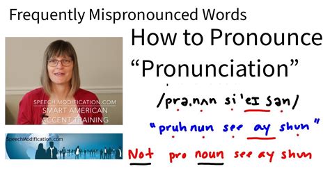 How To Pronounce Pronunciation Youtube