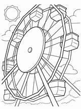 Wheel Ferris Coloring Fair Crayola Pages La Horse Ca Print sketch template