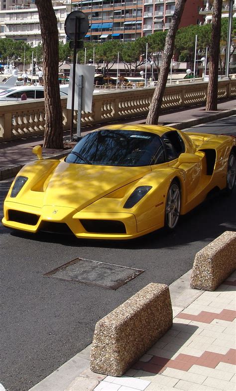 Yellow Ferrari Enzo Wallpaper