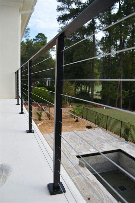20 Black Cable Railing System