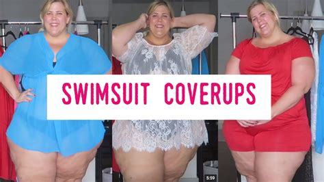 Plus Size Haul Week Spring 2017 Dresses Swim Suit Cover Ups Bikini Try On Youtube