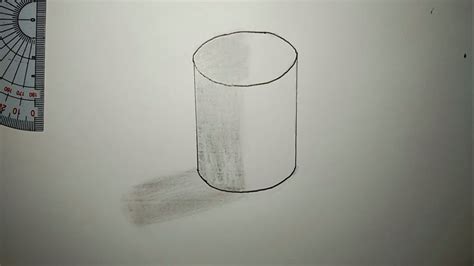 Very Easy How To Draw Cylinder Free Trick Art For Kids Youtube