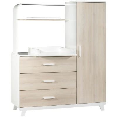 La polyvalence de ce modèle intéressera bon nombre de parents sa plus grandes force est sa polyvalence, table à langer et baignoire, ainsi que ses grands rangements. Meuble combiné commode et armoire Elfy avec son dispositif ...