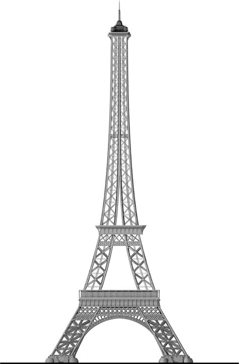 Eiffel Tower Sketch Tower Drawing Png Clipart Black A